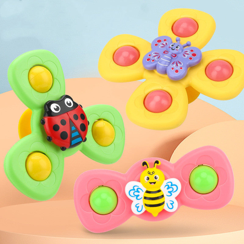SplashSpin™ Baby Bath Spinner Toy – Suction Cup Sensory Water Play Toy