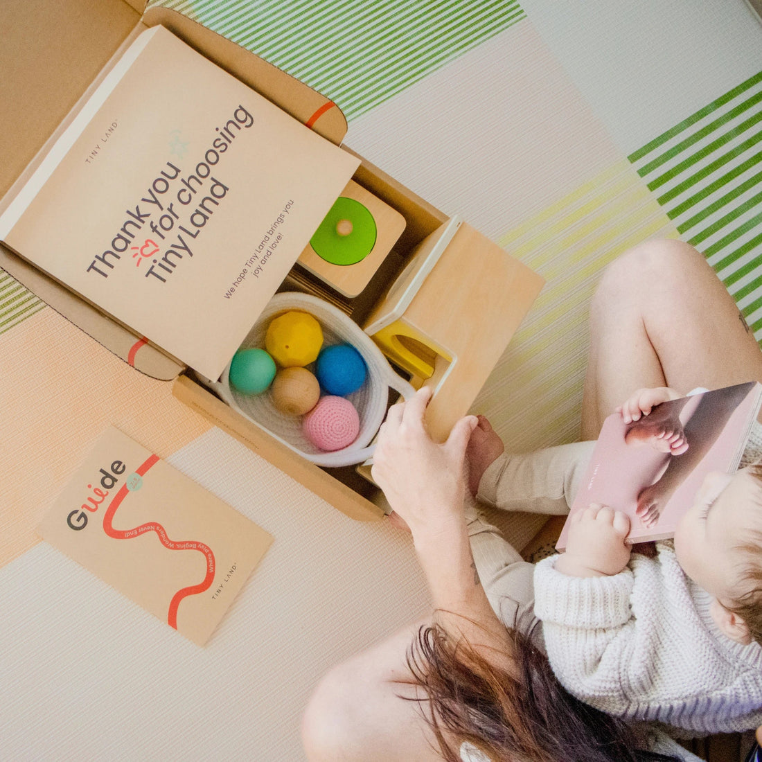 Tiny Land® Montessori Toys for Newborns (7–9 Months)