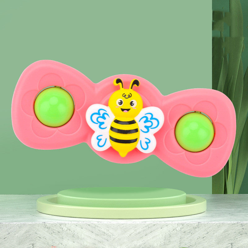 SplashSpin™ Baby Bath Spinner Toy – Suction Cup Sensory Water Play Toy