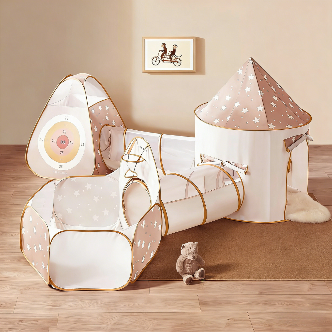Tiny Land® Discovery 5-in-1 Play Tunnel With Balls Included
