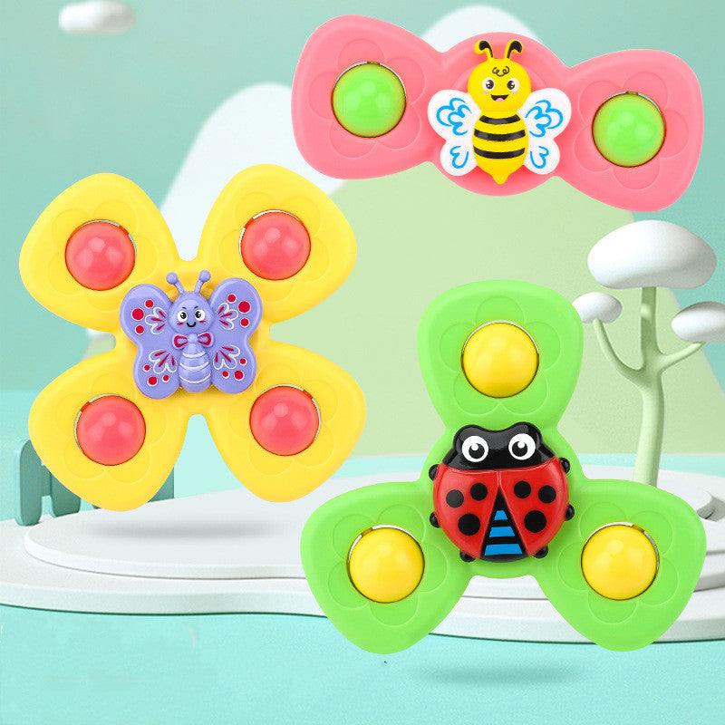 SplashSpin™ Baby Bath Spinner Toy – Suction Cup Sensory Water Play Toy