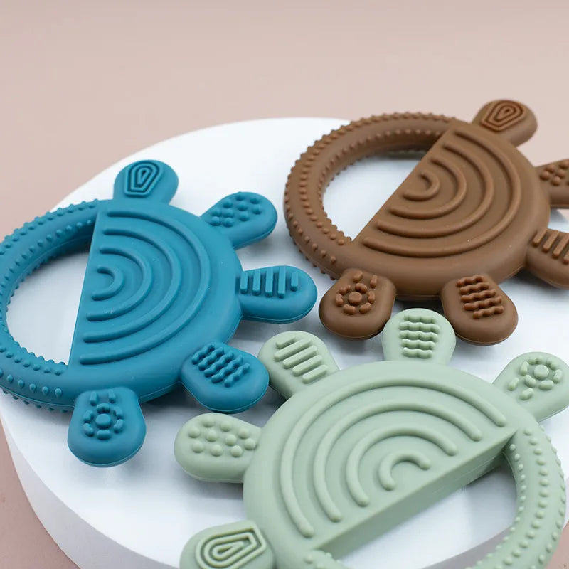 BrightBites™ Colorful Baby Teething Toy Set – Soft Sensory Silicone Teethers for Infants