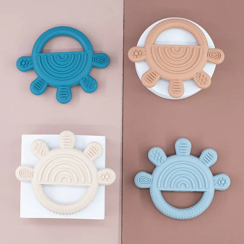 BrightBites™ Colorful Baby Teething Toy Set – Soft Sensory Silicone Teethers for Infants