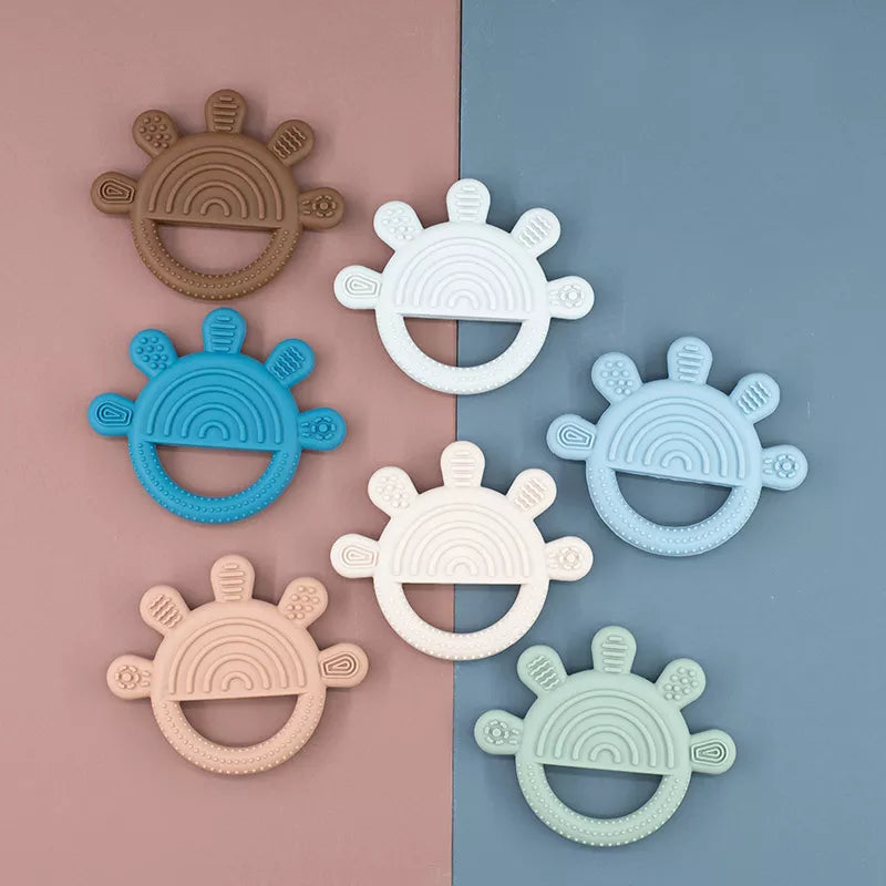 BrightBites™ Colorful Baby Teething Toy Set – Soft Sensory Silicone Teethers for Infants