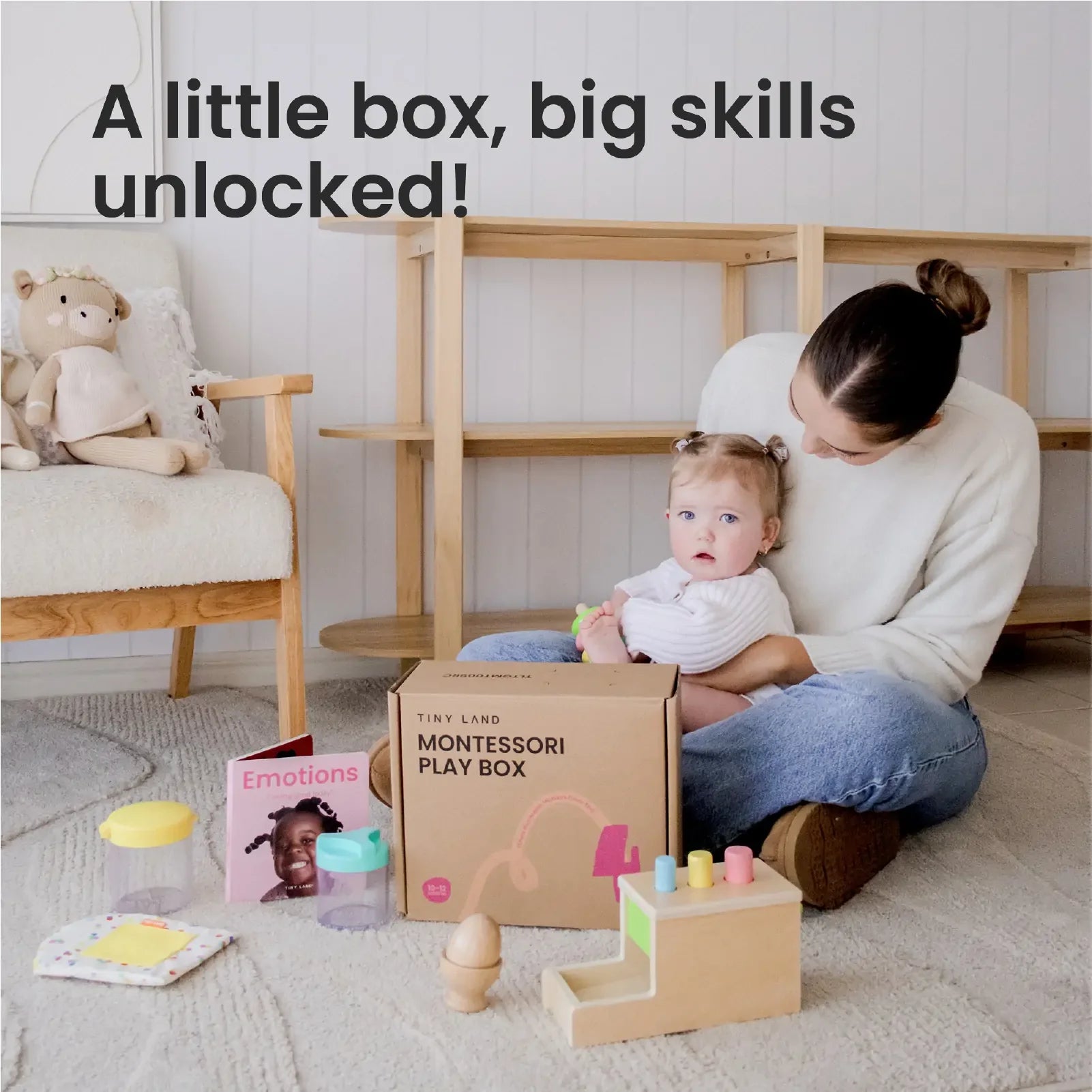 Tiny Land® Montessori Toys for Infants (10–12 Months)