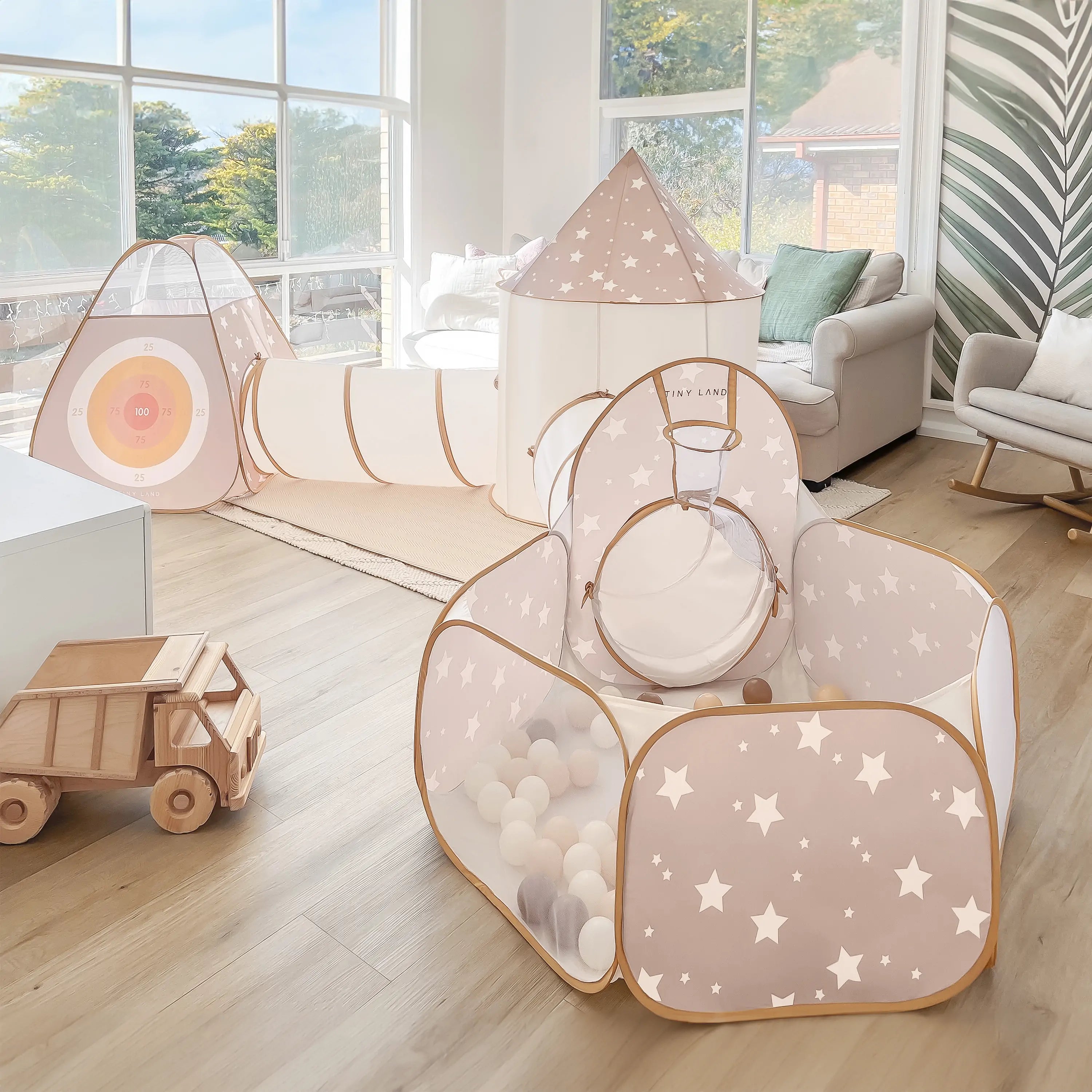 Tiny Land® Discovery 5-in-1 Play Tunnel With Balls Included