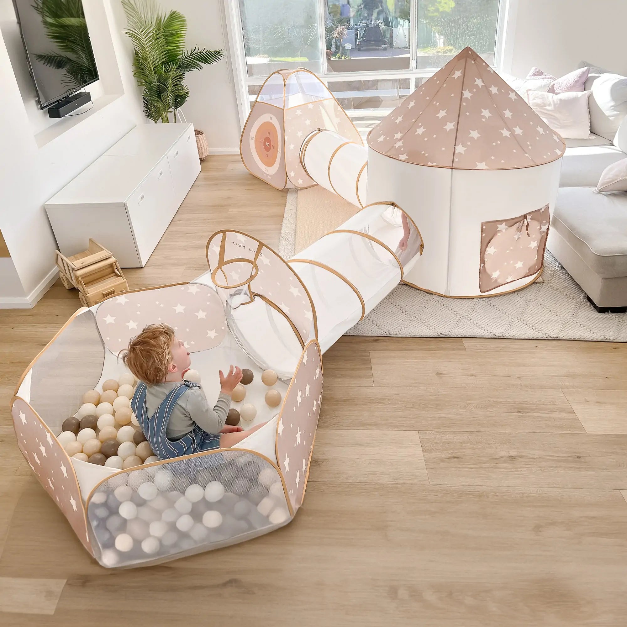 Tiny Land® Discovery 5-in-1 Play Tunnel With Balls Included